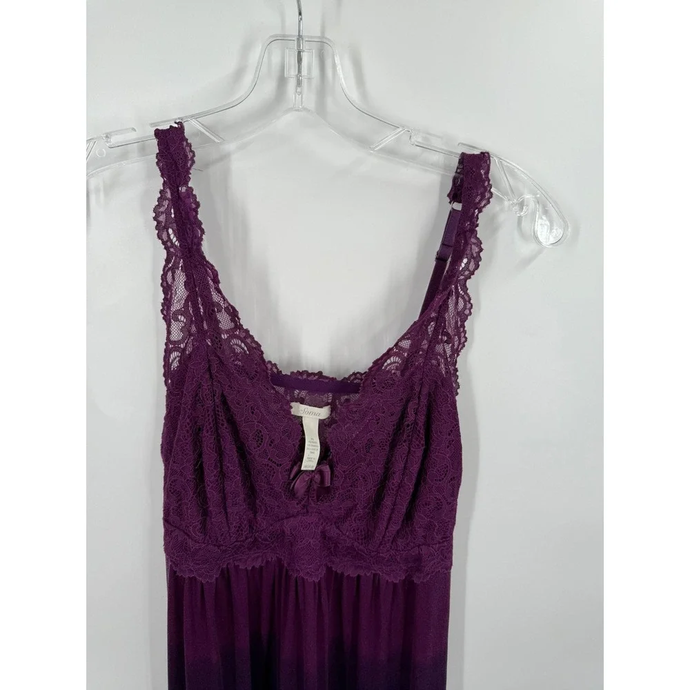 Soma Ombre Lace Trim Nightgown Chemise Sleeveless Womens M Ombre Loungewear